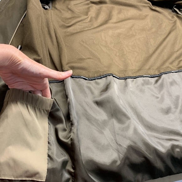 Claiborne Outerwear Mens Microfibre Jacket Small Olive Green - Picture 6 of 16